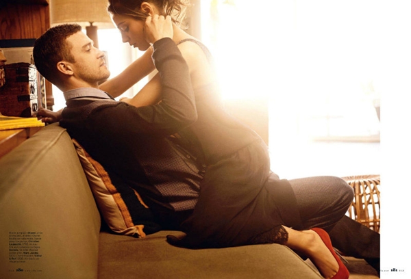 Slika 75 Mila Kunis i Justin Timberlake za “Elle US” avgust 2011.