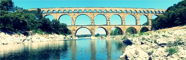 pont du gard panoramique 1 Najlepši mostovi sveta: Pont du Gard, Francuska 