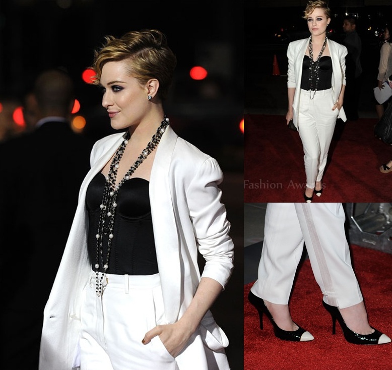 Evan Rachel Wood In YSL Ides of March LA Premiere Fashion police: Šta ste to obukle?