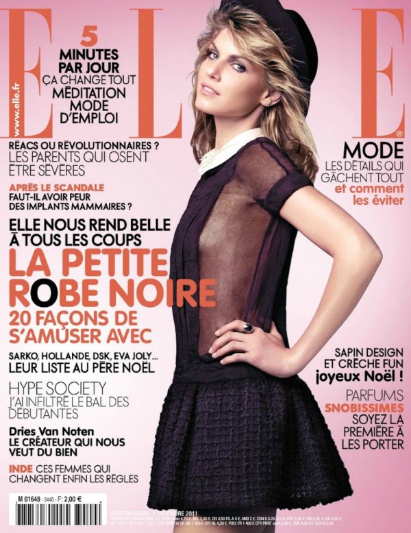 angela lindvall16A Mala crna haljina: Angela Lindvall za Elle France