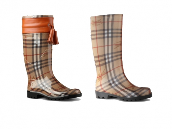 burberry rubber boots 2012 winter set4 Burberry voli gumu