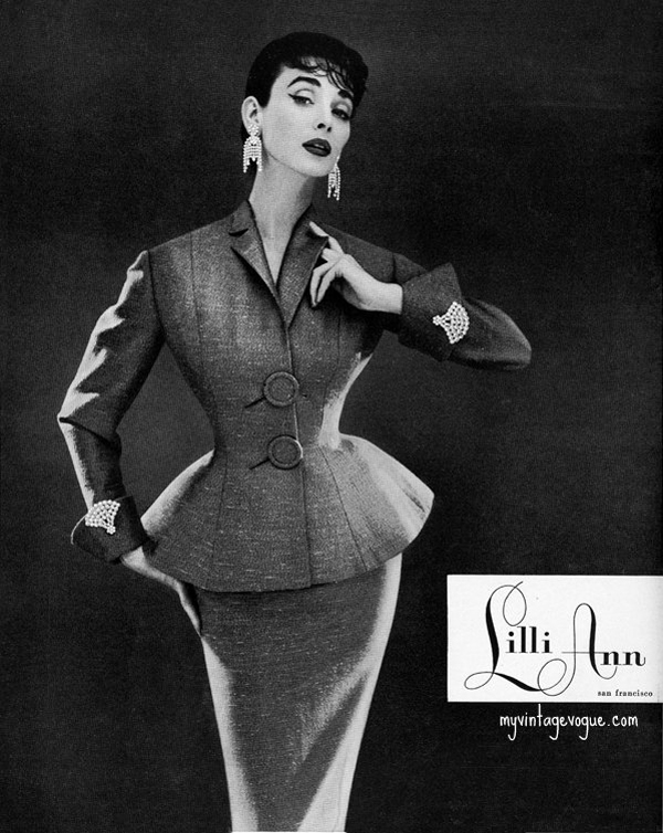 lilli ann 1954 dorian leigh Vintidž moda: Elegantna odela