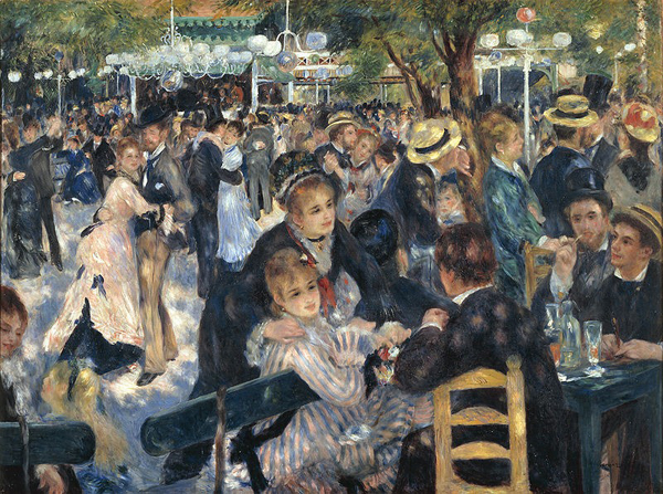 800px Pierre Auguste Renoir Le Moulin de la Galette4 Šetajući Parizom: “Musée dOrsay” 