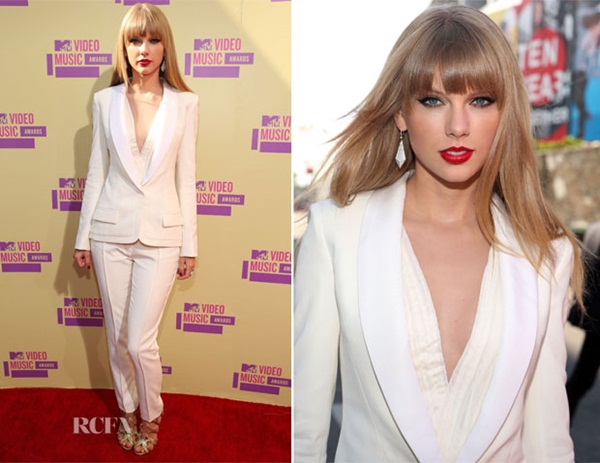 Taylor Swift In J Mendel 2012 MTV Video Music Awards Fashion Police: Video Music Awards 