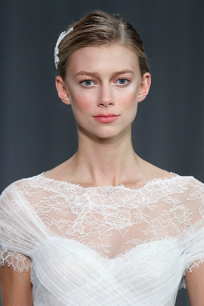 mlhullier Monique Lhuillier 2013 Bridal Collection gl 28mar13 getty b Wannabe Bride: Šminka za najlepši dan (2. deo)