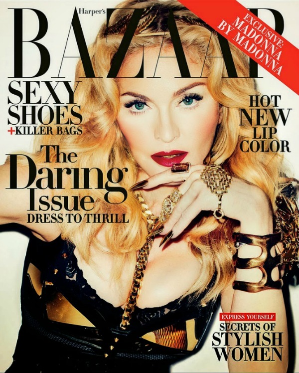 madonna by terry richardson for harpers bazaar november 2013 5 Harper’s Bazaar US: Madonna kao seksi ratnica