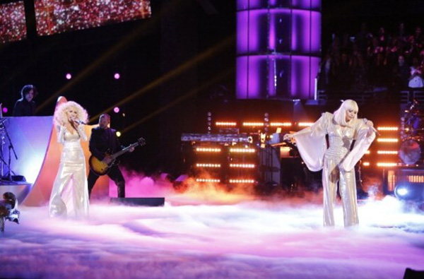 lady gaga and christina aguilera duet on the voice Fantastičan duo: Lady Gaga i Christina Aguilera