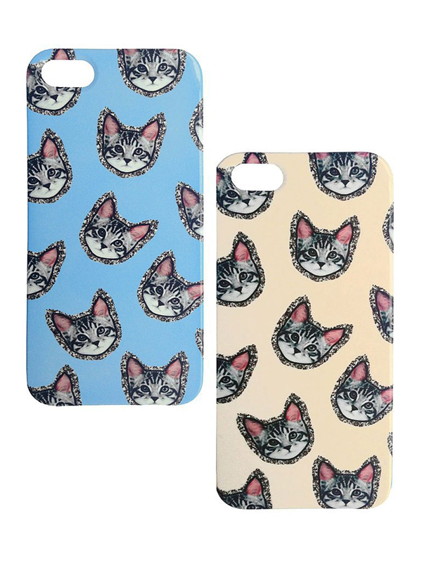 glitter detail around cats iPhone 5 cases 90 each Mac mac maske za telefon