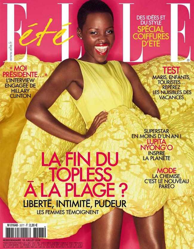 lupita nyongo elle france 2014 cover Modne vesti: Lupita Niongo, seksi Kendis i Dolce&Gabbana 