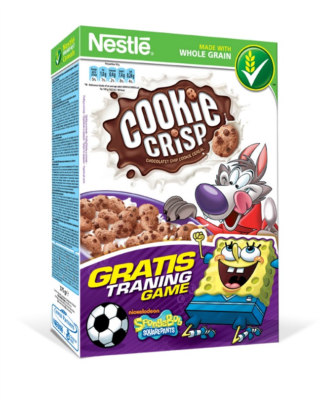 Nestle Cookie Crisp Sundjer Bob Sunđer Bob Kockalone uz Nestlé žitarice za decu