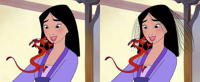 Mulan static problem Kako bi kosa Diznijevih princeza izgledala u realnom životu