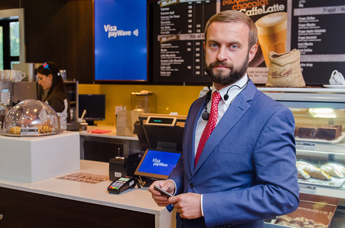 Andriy Shcherbina direktor razvoja novih proizvoda i inovacija kompanije Visa CIS i SEE Beskontaktno plaćanje od sada i u McDonalds restorane u Srbiji