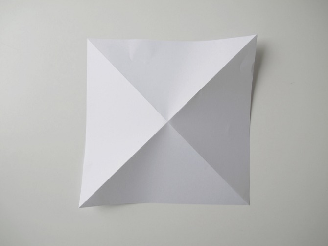 ukras origami korak 4 Napravite sami origami ukras u obliku dijamanta