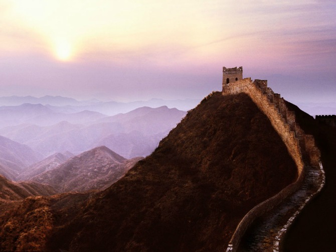 53da7decdcd5888e145b769f great wall of china sunset steve bloom images alamy 12 mesta koja MORATE posetiti pre nego što napunite 30