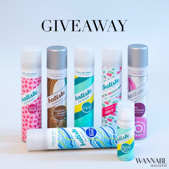 batiste giveaway2 Giveaway: Osvoji SJAJNE Batiste suve šampone!