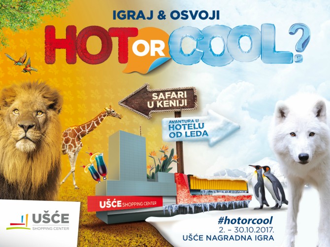 HOTiliCOOL Hot ili Cool – vreme je za Ušće nagradnu igru