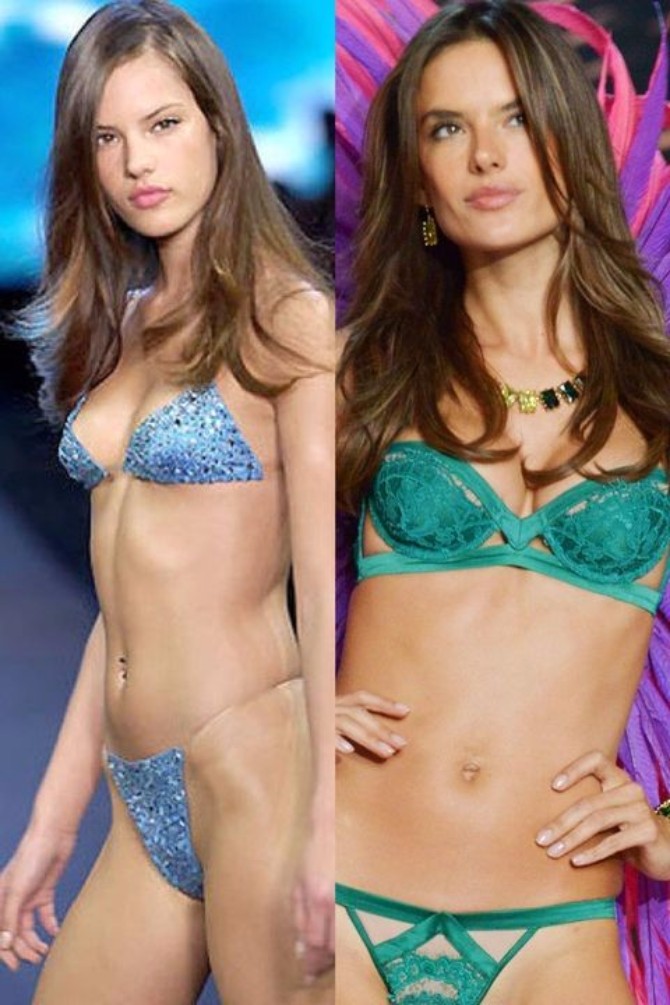 alesandra ambrosio Victorias Secret modeli: Nekad i sad