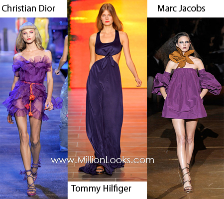 color trends spring summer 2011 dark purple Modni trendovi: povratak boja