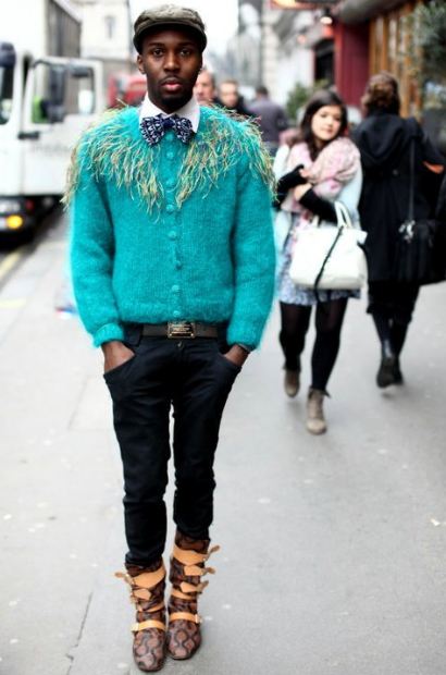 London Fashion Week Street Style Street style man 