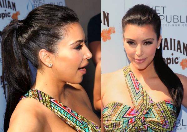 kim kardashian ponytail hairstyle Trend: Updos frizure 
