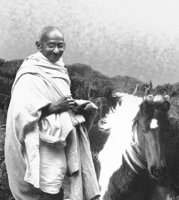 Mahatma Gandhi and the pony of Bodmin Moor Ljudi koji su pomerali granice: Mahatma Gandhi  
