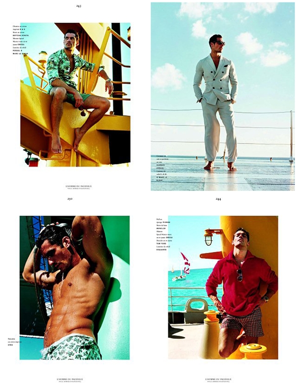 Slika 2.2 David Gandy za Vogue Hommes International proleće/leto 2011. 
