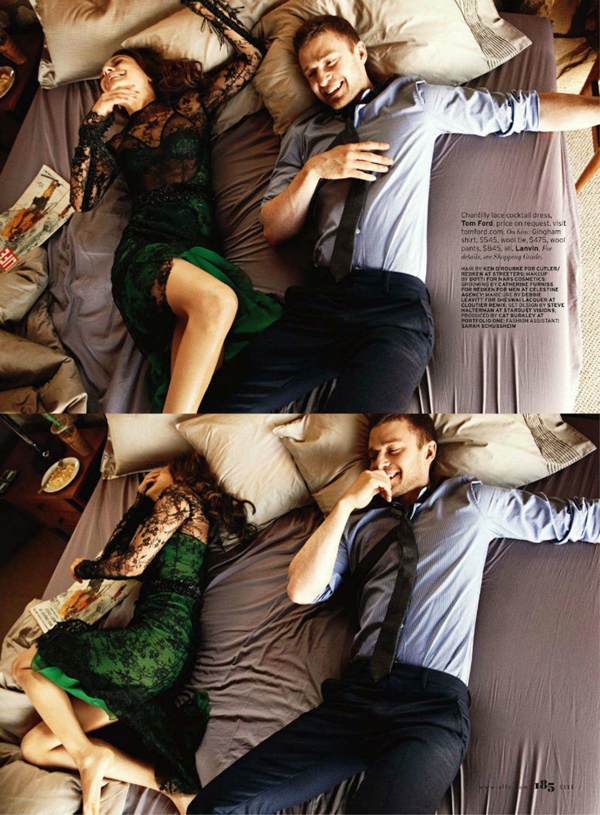 Slika 49 Mila Kunis i Justin Timberlake za “Elle US” avgust 2011.