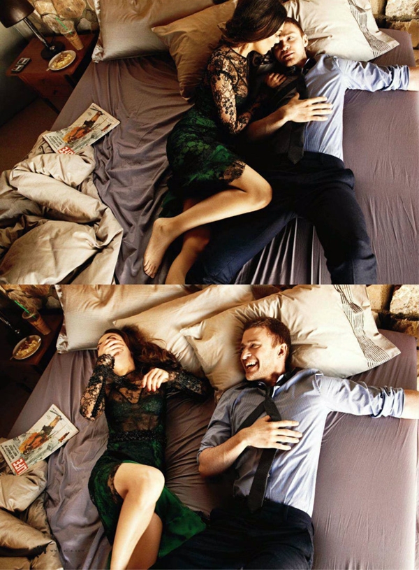 Slika 94 Mila Kunis i Justin Timberlake za “Elle US” avgust 2011.