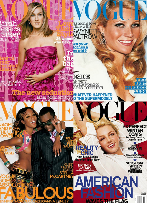 early 2000s Istorija mode kroz Vogue