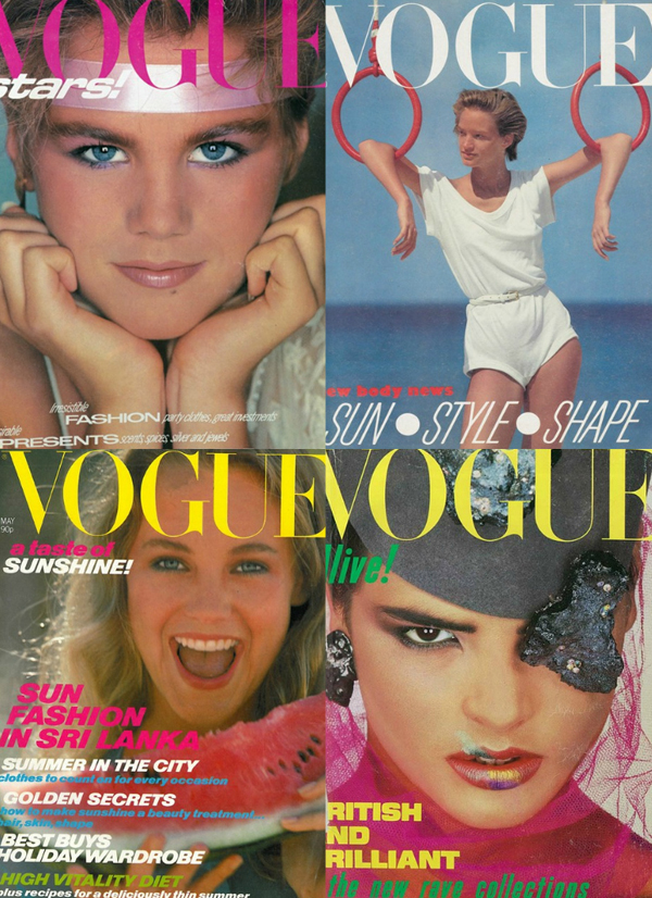 early1980s Istorija mode kroz Vogue