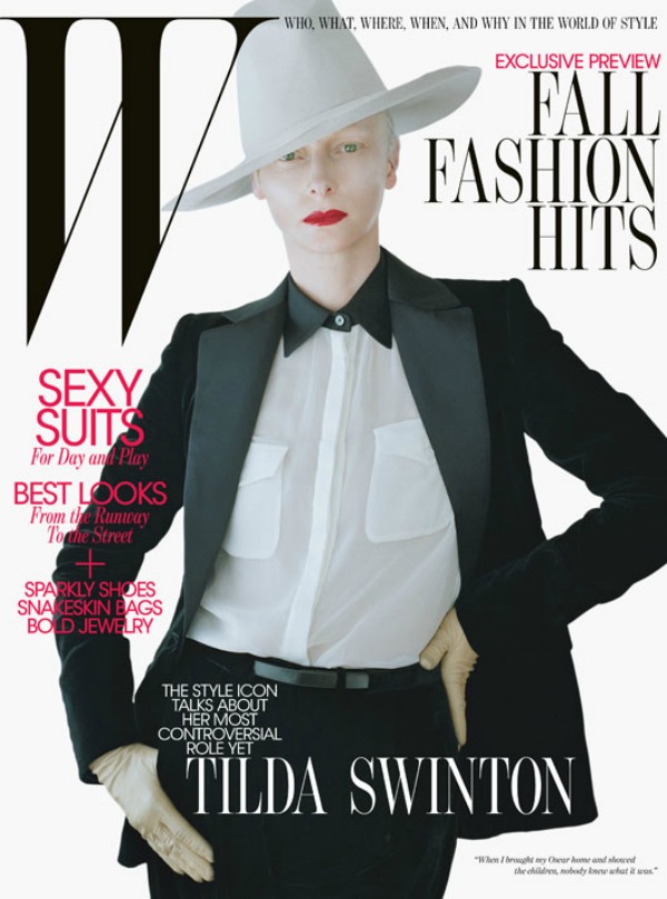 114 Tilda Swinton za “W Magazine” – avgust 2011. godine