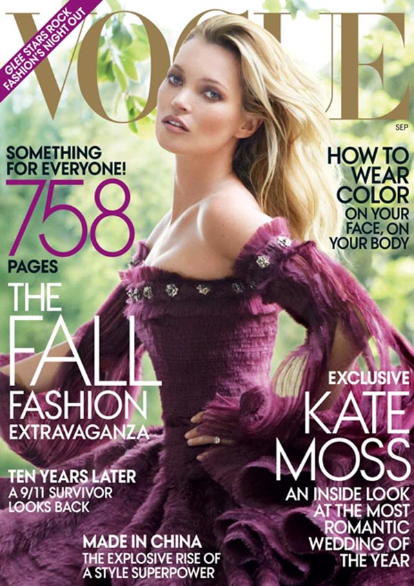 158 Kate Moss za “Vogue US” – septembar 2011.