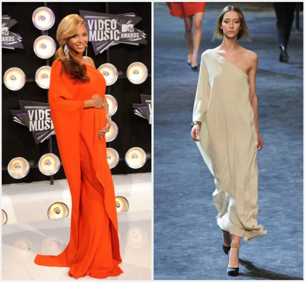 Beyonce in Lanvin Fall 2011 Fashion Report   Video Music Awards