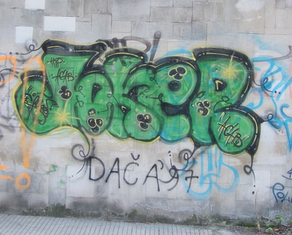 grafiti 521 Wannabe Street Art: Gornji Dorćol