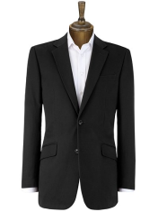 men brush cotton suit jacket black 4079567 med Savet za muškarce: Šta nositi na kraći poslovni put?