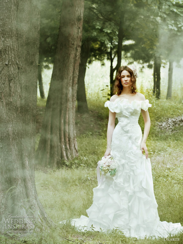 garden wedding dresses dearte Wedding Lookbook by Dearte: Bajkovite fotografije 