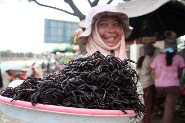 Fried spiders Skuon Cambodia Gde se nalaze najživopisnije pijace na svetu?