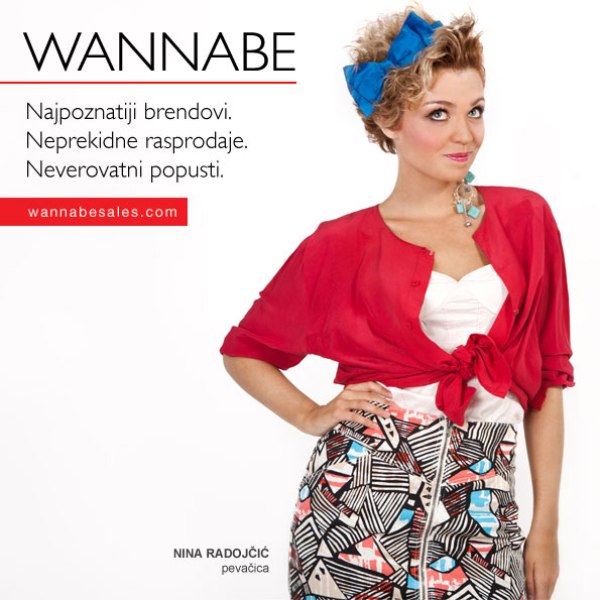Nina Radojc¦îic¦ü Wannabe Sales   promotivni editorijal