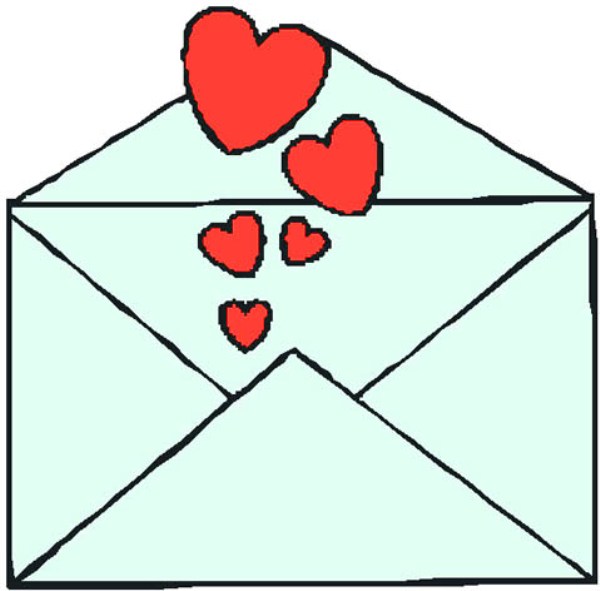 letter love hearts Zvanično pismo ljubavnom partneru
