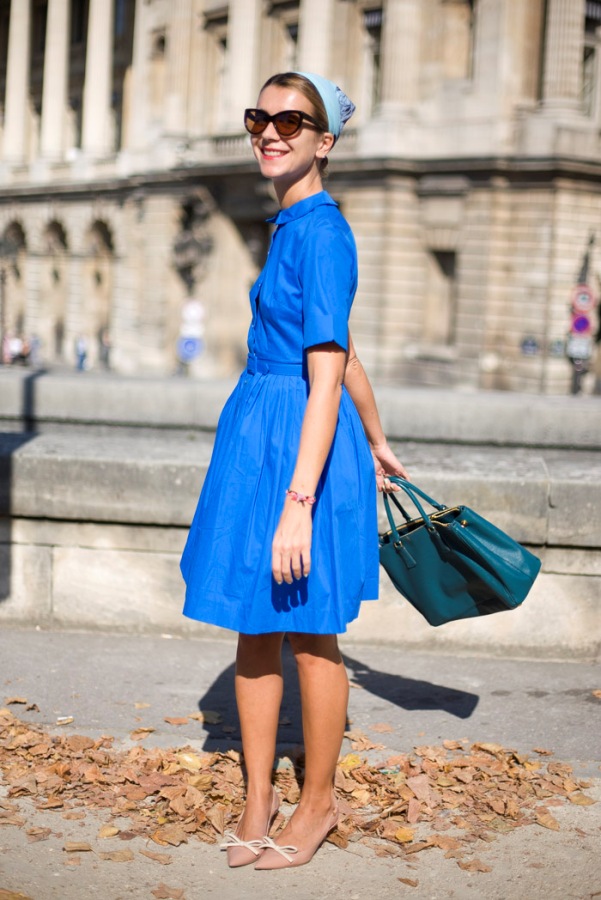 natalie joos blue Street Style: Efektne boje i neodoljivi print
