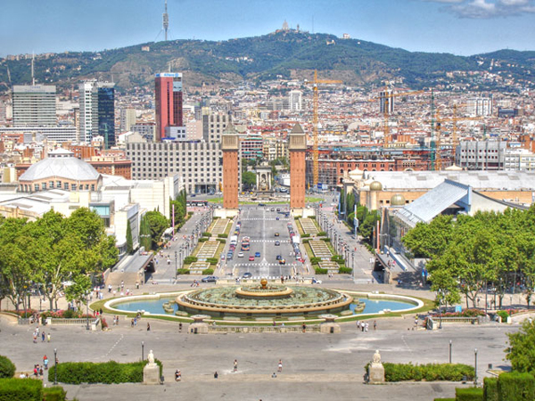trg Trk na trg: Plaza de España, Barselona 