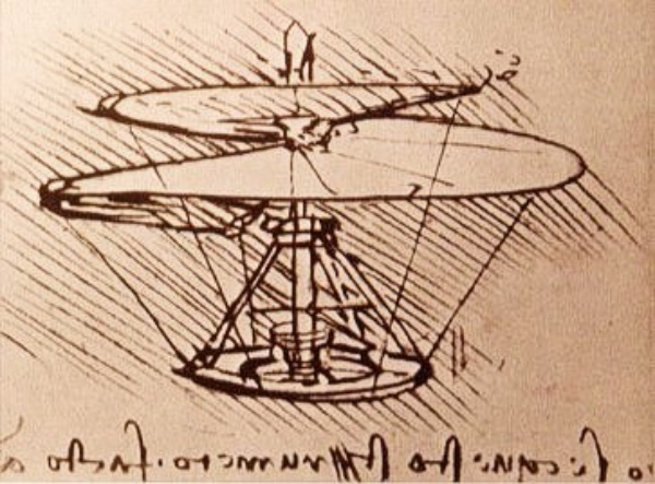 Leonardo da Vinči Leteća spirala Ljudi koji su pomerali granice: Leonardo da Vinci