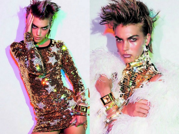 a11 Glam Rock Star: Arizona Muse za Vogue Paris