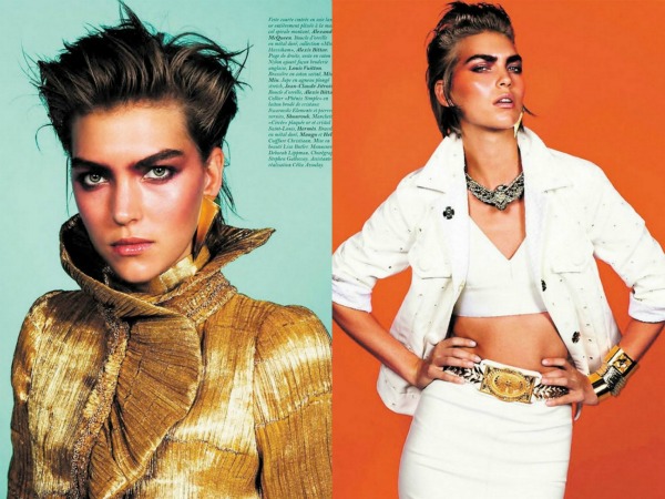 aaa11 Glam Rock Star: Arizona Muse za Vogue Paris