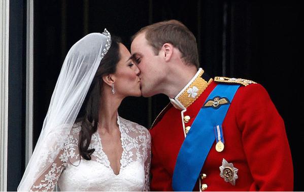 royal wedding kiss Venčanja poznatih: Najlepši poljupci