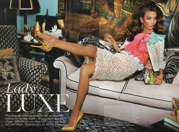 karlie uk 1 Vogue UK : Karlie Kloss u retro izdanju 
