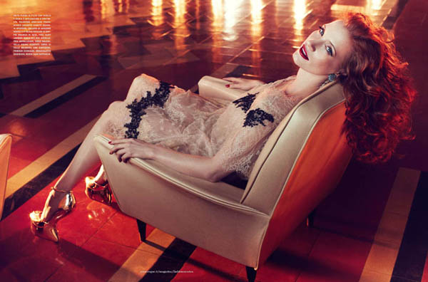 jessica italia 3 Vogue Italia: Glamur na delu 