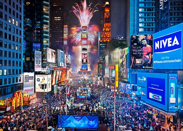 Slika 329 Trk na trg: Times Square, Njujork