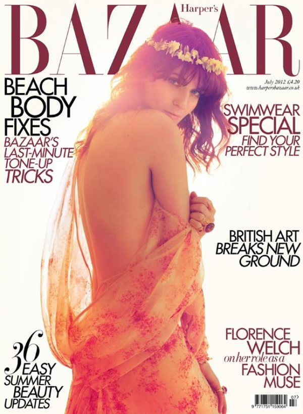26 Modni zalogaj: Florence Welch na naslovnici magazina Harpers Bazaar 