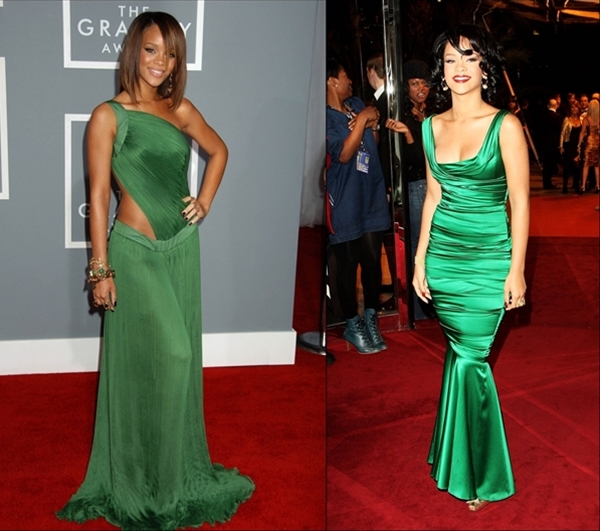 slika 324 Trend sa crvenog tepiha: Zelena haljina